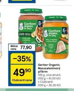Gerber organic masozeleninový příkrm