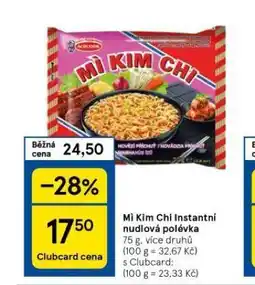 Tesco Mi kim chi instantní polévka nabídka