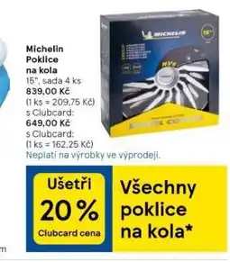 Tesco Michelin poklice na kola nabídka