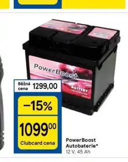 Tesco Powerboost autobaterie nabídka