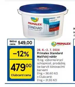 Tesco Primalex malířský nátěr nabídka