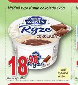 Hruška Kunín mléčná rýže nabídka