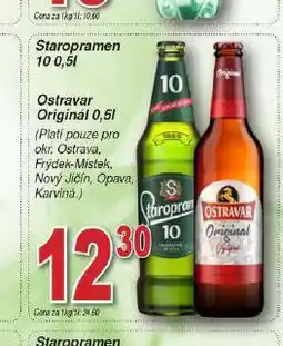 Hruška Pivo ostravar nabídka