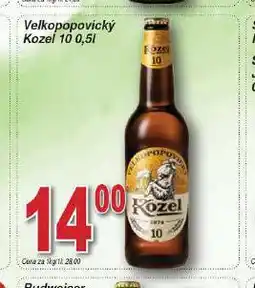 Hruška Pivo velkopopovický kozel nabídka