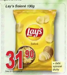 Hruška Lay's chipsy nabídka