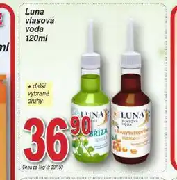 Hruška Luna vlasová voda nabídka
