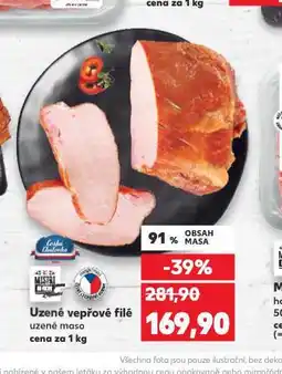 Kaufland Uzené vepřové filé nabídka