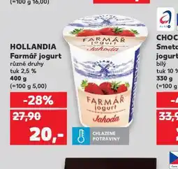 Kaufland Hollandia farmář jogurt nabídka