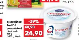 Kaufland Choceňské tradiční pomazánkové nabídka