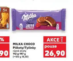 Kaufland Milka choco piškoty / tyčinky nabídka