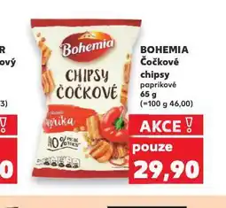 Kaufland Bohemia čočkové chipsy nabídka