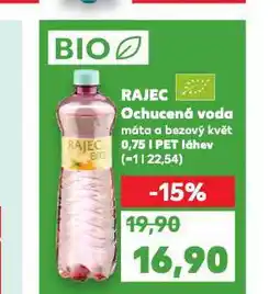 Kaufland Rajec ochucená voda nabídka