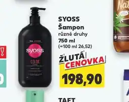 Kaufland Syoss šampon nabídka