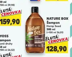 Kaufland Nature box šampon nabídka