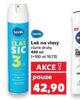 Kaufland Bevola lak na vlasy nabídka