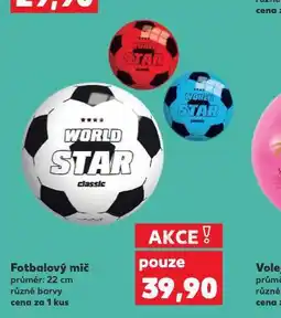 Kaufland Fotbalový míč nabídka