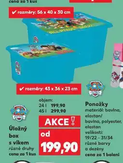 Kaufland Úložný box s víkem nabídka