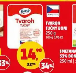 Penny Market Tvaroh tučný boni nabídka