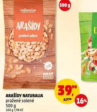 Penny Market Arašídy naturalia pražené, solené nabídka