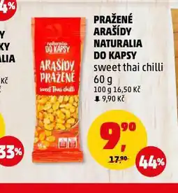 Penny Market Pražené arašídy naturalia do kapsy nabídka