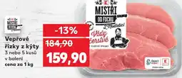 Kaufland Vepřové řízky z kýty nabídka