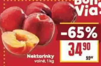 Billa Nektarinky nabídka