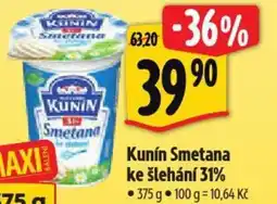 Albert Kunín Smetana ke šlehání 31% nabídka