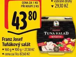 Albert Franz Josef Tuňákový salát nabídka