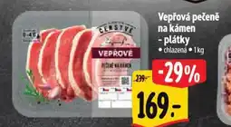 Albert Vepřová pečeně na kámen - plátky nabídka