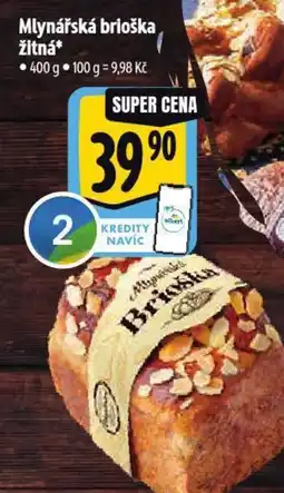 Albert Mlynářská brioška žitná nabídka