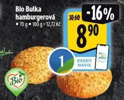 Albert Bio Bulka hamburgerová nabídka