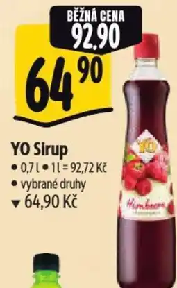Albert YO Sirup 0.7L nabídka