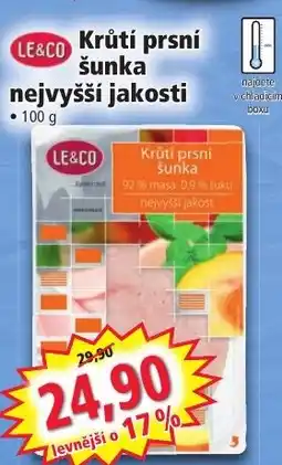 Norma Krůtí prsní šunka nejvyšší jakosti nabídka