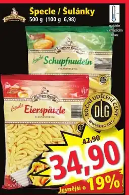 Norma Špecle / Šulánky nabídka