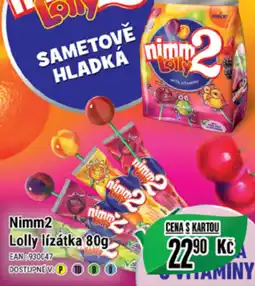 Tamda Foods Nimm2 Lolly lízátka 80g nabídka