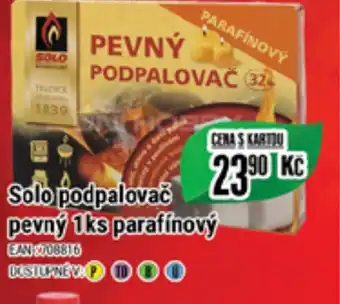 Tamda Foods Solo podpalovač pevný 1ks parafínový nabídka