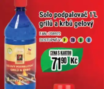 Tamda Foods Solo podpalovač 1L grilů a krbů gelový nabídka