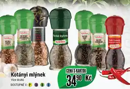 Tamda Foods Kotányi mlýnek nabídka