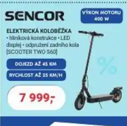 Planeo Elektro SENCOR ELEKTRICKÁ KOLOBĚŽKA nabídka