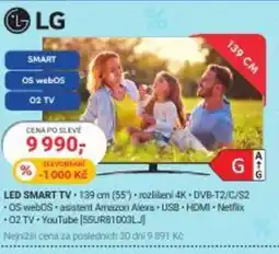 Planeo Elektro LG LED SMART TV nabídka