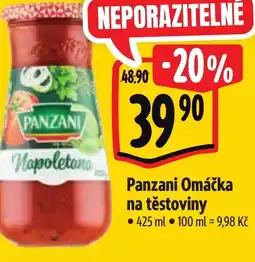 Albert Panzani Omáčka na těstoviny nabídka