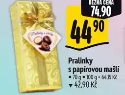Albert Pralinky s papírovou mašlí nabídka