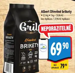 Albert Albert Dřevěné brikety nabídka