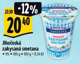 Albert Jihočeská zakysaná smetana nabídka