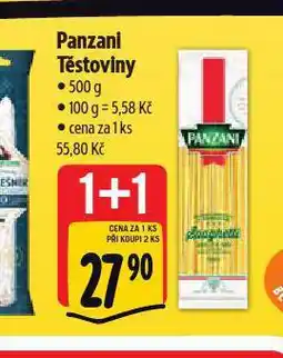 Albert Panzani těstoviny nabídka