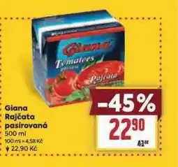 Billa Giana rajčata pasírovaná nabídka