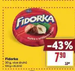 Billa Fidorka nabídka