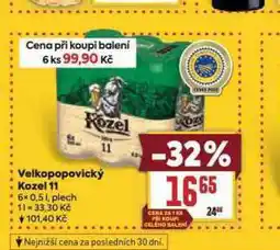 Billa Pivo velkopopovický kozel 11 nabídka