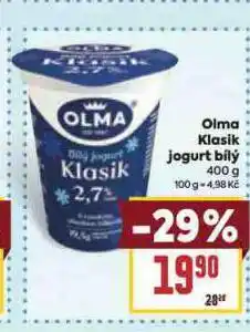 Billa Olma klasik jogurt bílý nabídka