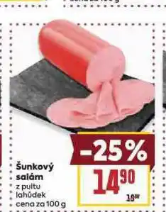 Billa Šunkový salám nabídka